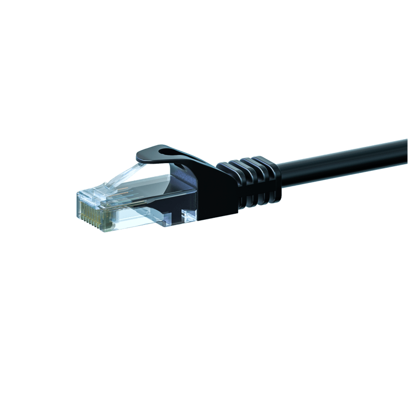 CAT6 UTP patch kabel 2m sort - CCA