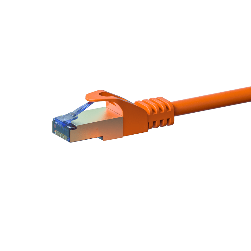 CAT6a S/FTP (PIMF) patchkabel 2m orange