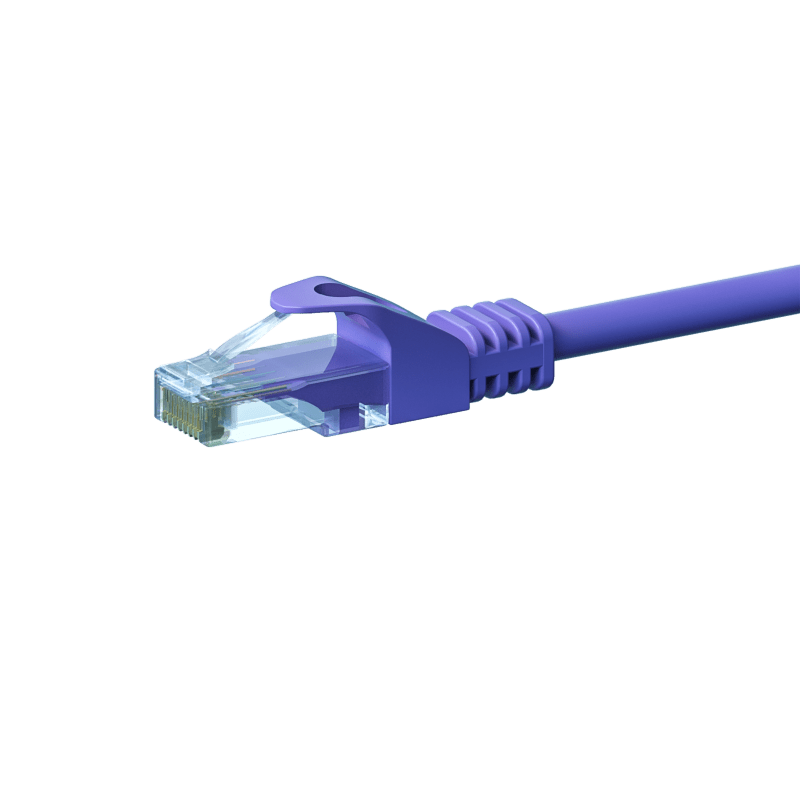 CAT6 UTP patch kabel 5m lilla - CCA