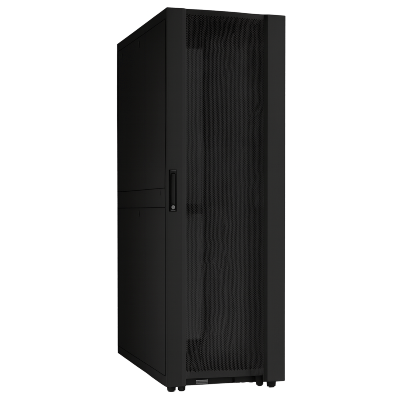 42U Datacenter serverskab med perforeret låge 800x1200x2000mm (BxDxH)