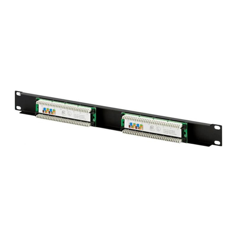CAT5e UTP patch panel - 16 porte