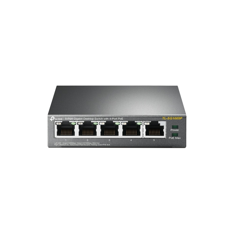 TP-Link 5-ports SG1005 uadministreret PoE-switch