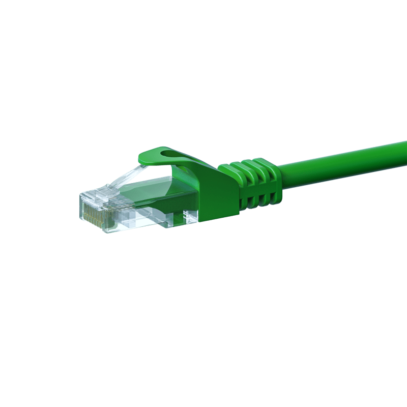 UTP CAT5e patchkabel 5m grøn - 100% kobber