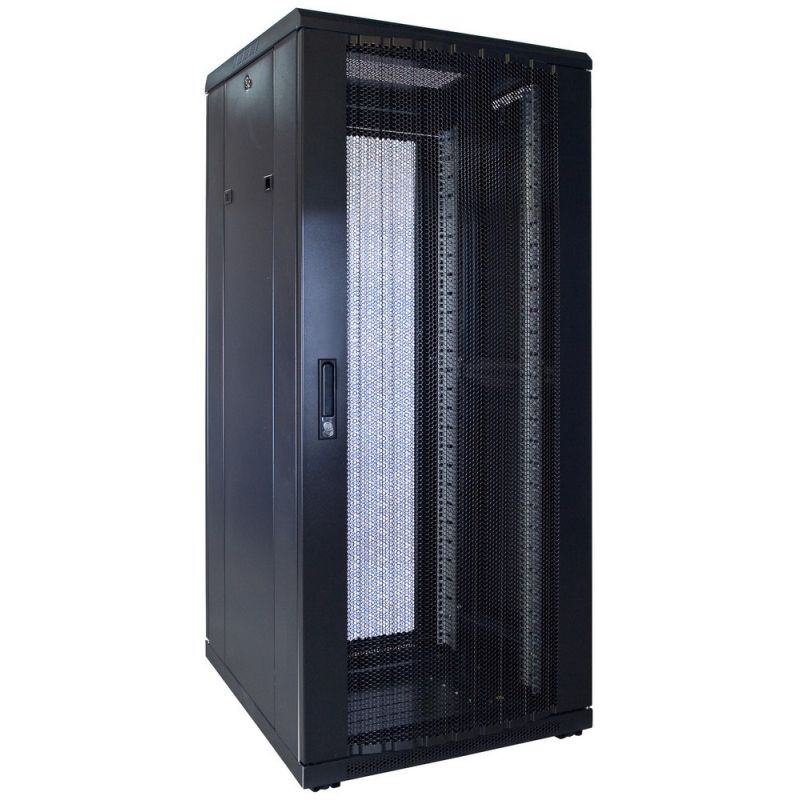 27U serverskab med perforeret låge 600x600x1400mm (BxDxH)
