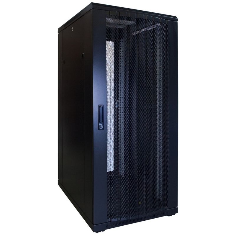 27U serverskab med perforeret låge 600x800x1400mm (BxDxH)