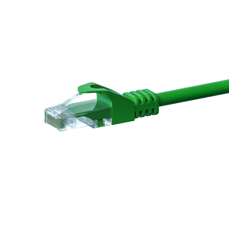 UTP CAT5e patchkabel 50m grøn - 100% kobber