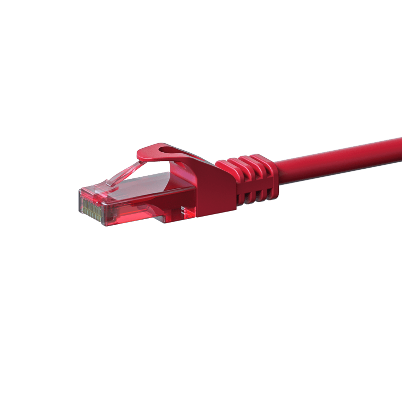UTP CAT6 patchkabel 30m rød - 100% kobber