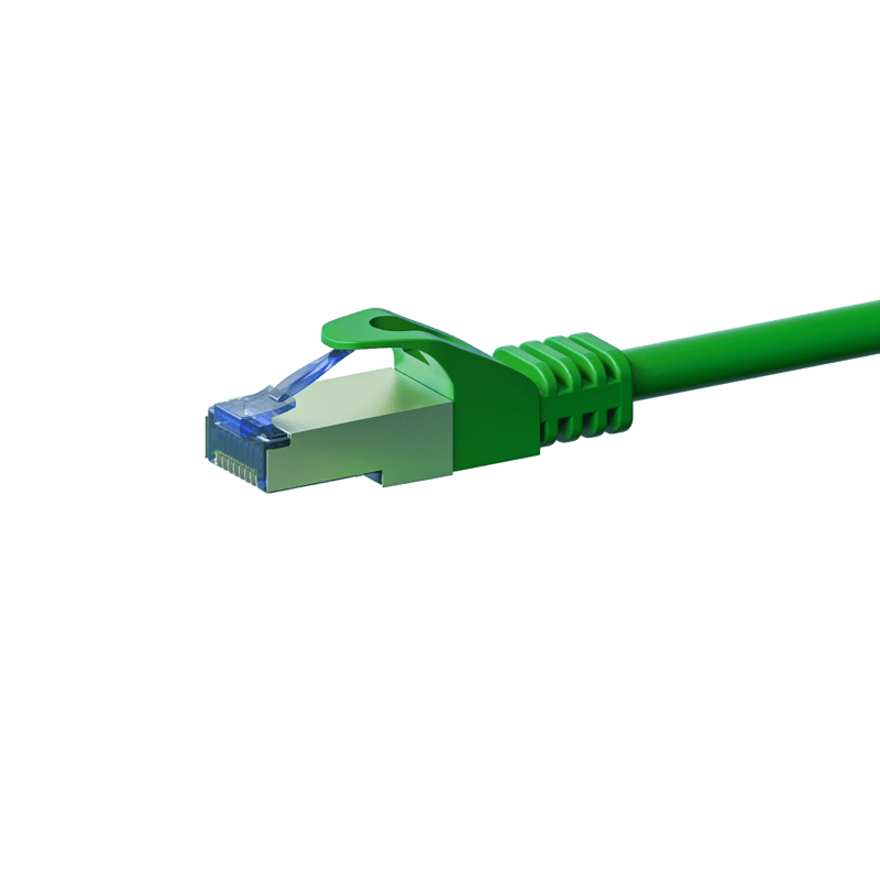 CAT6a S/FTP (PIMF) patchkabel 15m grøn