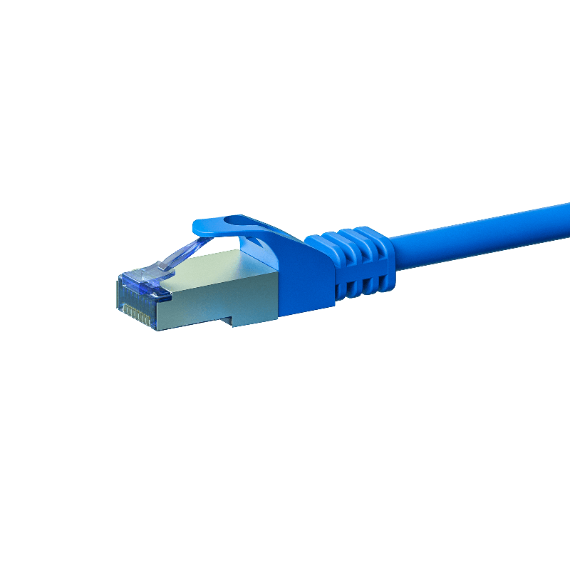 CAT6a S/FTP (PIMF) patchkabel 15m blå