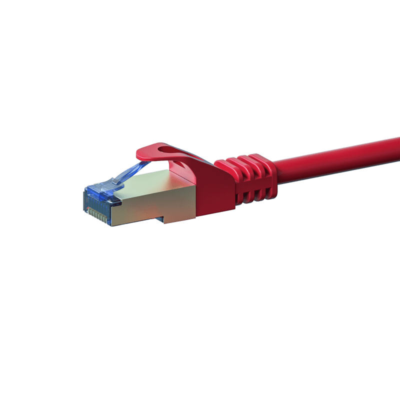 CAT6a S/FTP (PIMF) patchkabel 1m rød