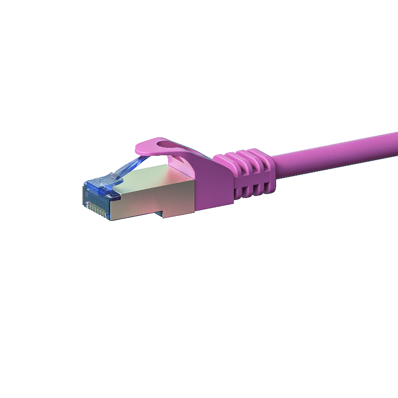 CAT6a S/FTP (PIMF) patchkabel 30m pink