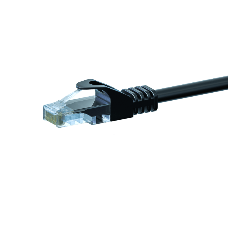 CAT5e UTP patch kabel 15m sort - CCA