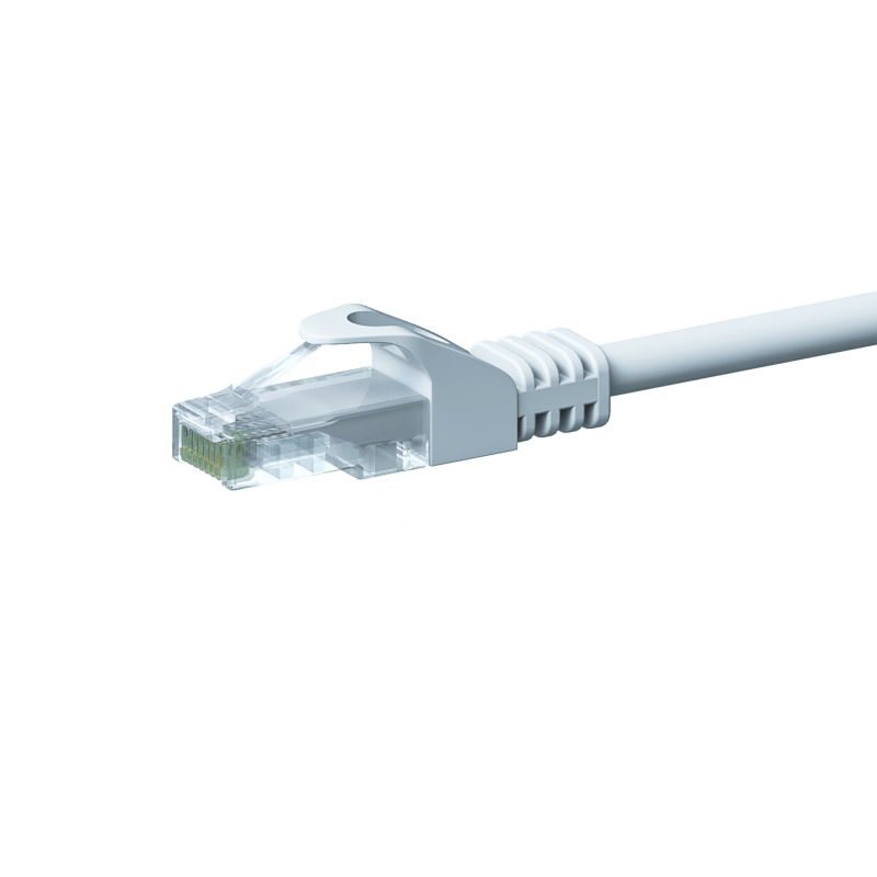 CAT5e UTP patch kabel 20m hvid - CCA