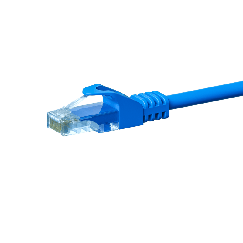 CAT5e UTP patch kabel 10m blå - CCA
