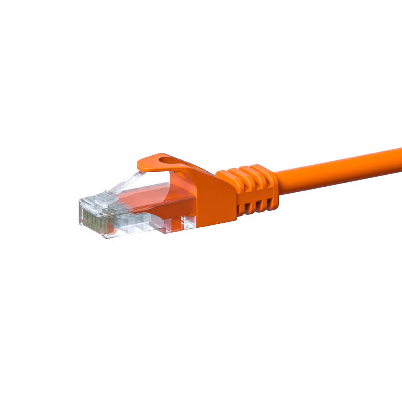 CAT5e UTP patch kabel 0,25m orange - CCA
