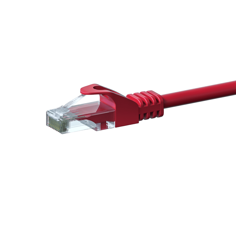 CAT6 UTP patch kabel 1,50m rød - CCA