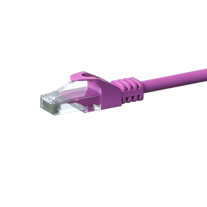CAT6 UTP patch kabel 15m pink - CCA