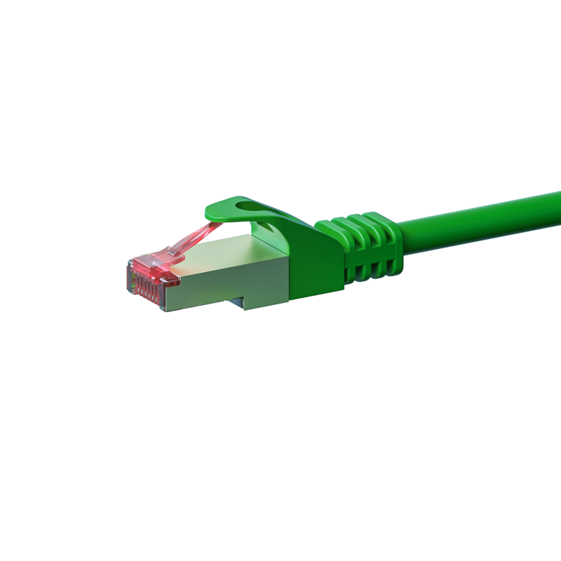 CAT6 S/FTP (PIMF) patchkabel 0,50 m grøn