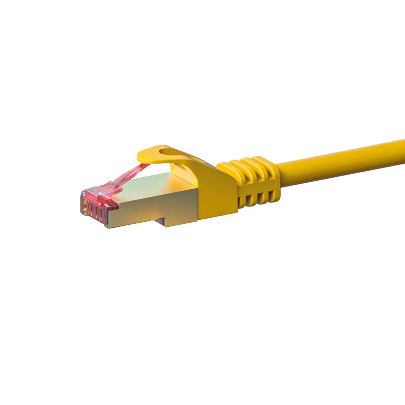 CAT6 S/FTP (PIMF) patchkabel 0,50m gul
