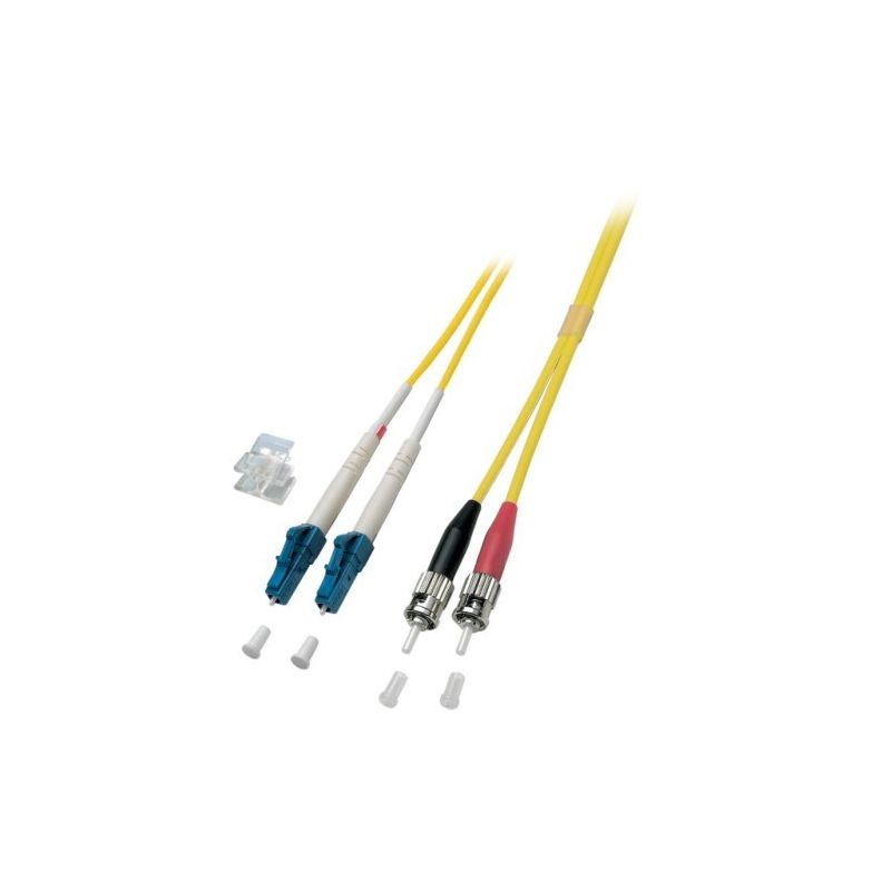 OS2 duplex fiberoptisk kabel LC-ST 3m