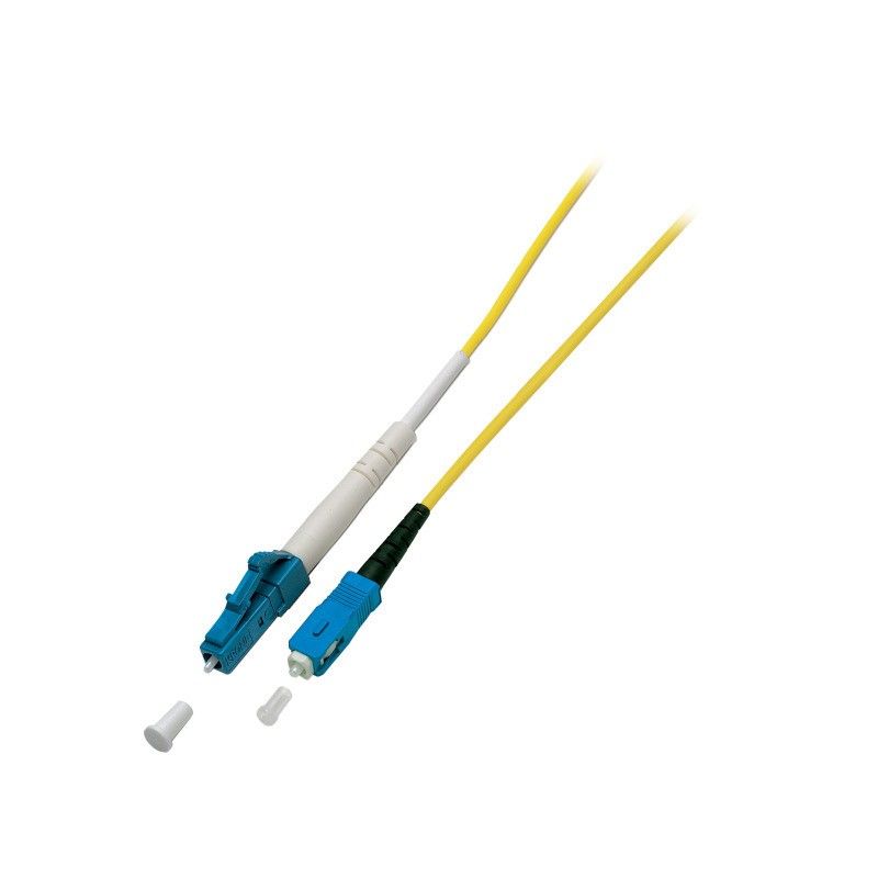 OS2 simplex fiberoptisk kabel LC-SC 15m