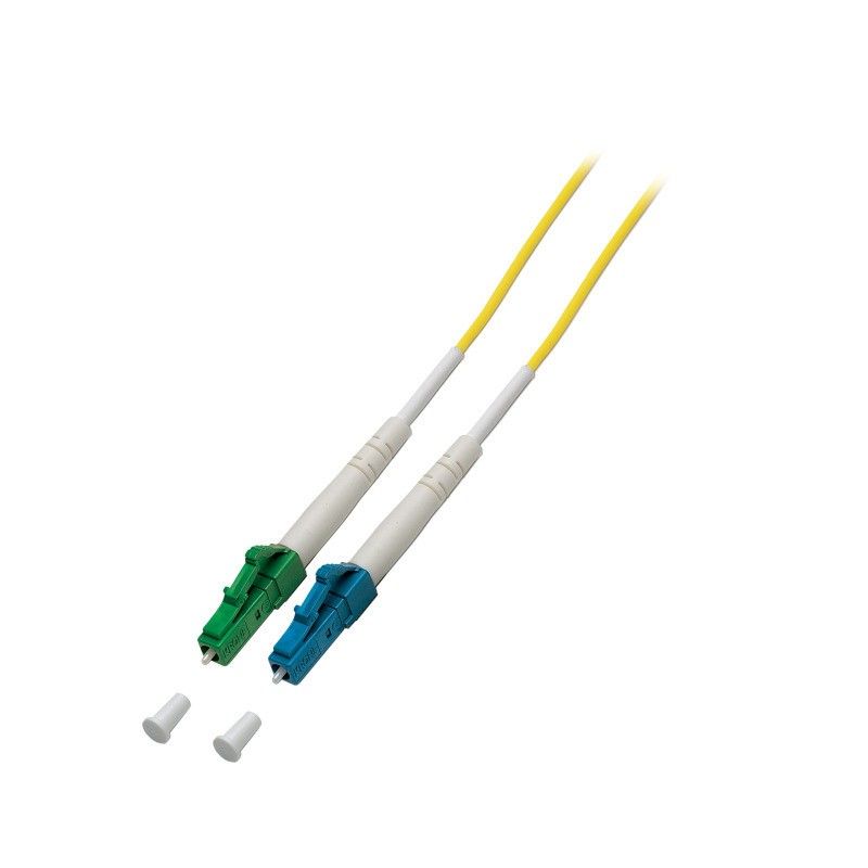 OS2 simpleks fiberoptisk kabel LC/APC-LC 1m