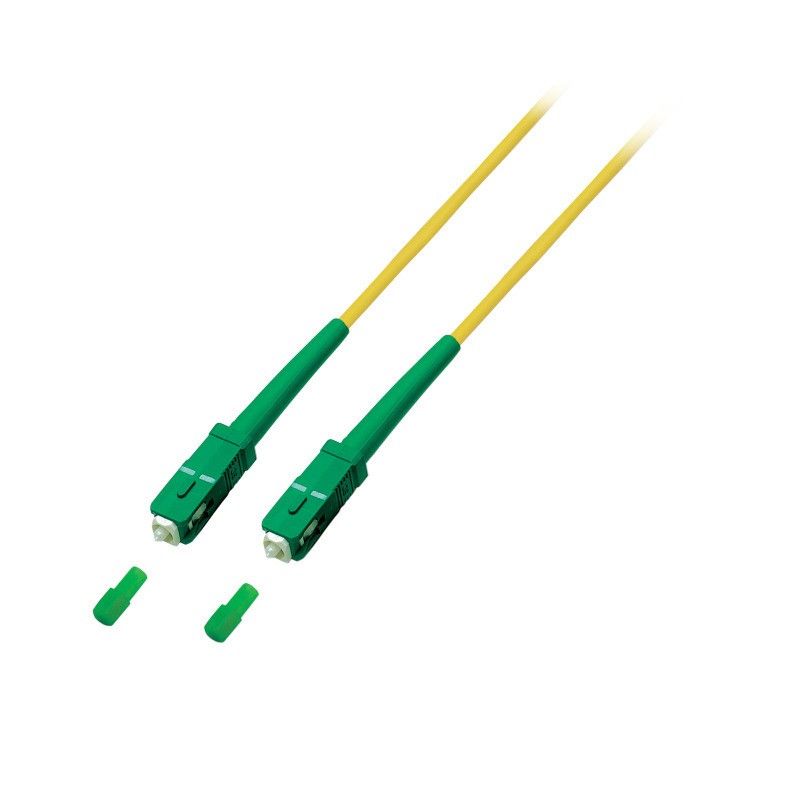 OS2 simplex fiberoptisk kabel SC/APC-SC/APC 0,50m