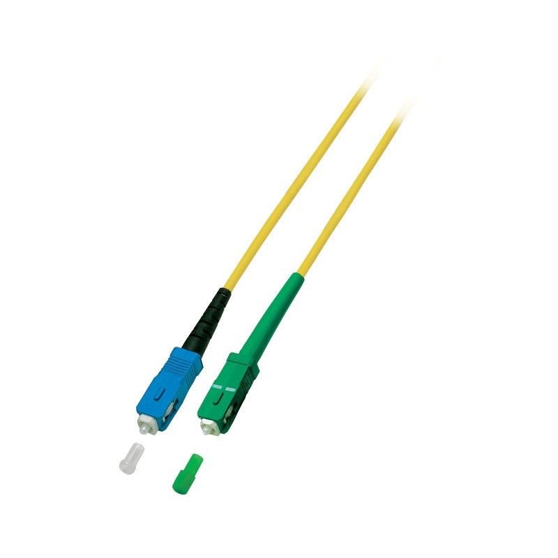OS2 simplex fiberoptisk kabel SC/APC-SC 3m