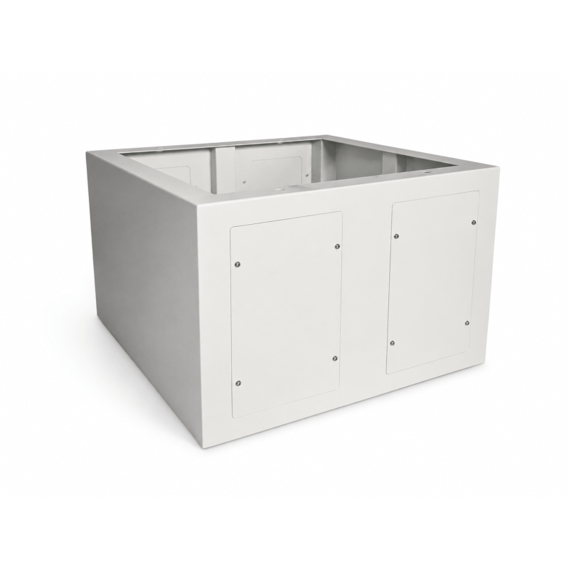 Sokkel til 19 tommer udendørs serverskab 600x800x400mm (BxDxH)