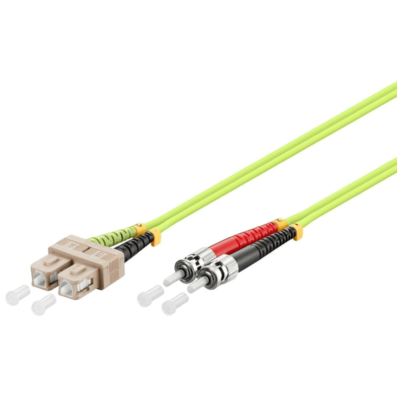 Fiberoptisk kabel SC-ST OM5 (laseroptimeret) 1,5m