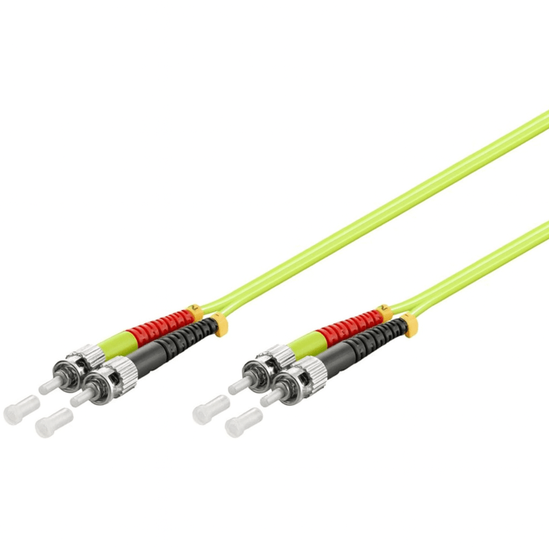 Fiberoptisk kabel ST-ST OM5 (laseroptimeret) 2m