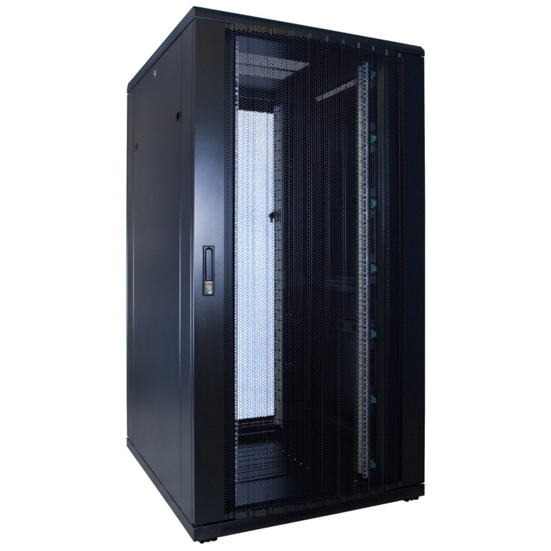 32U serverrack med perforeret dør 800x1200x1600mm (BxDxH)