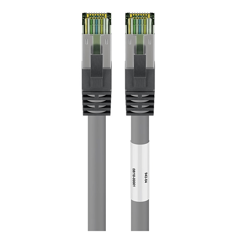 Cat8 S/FTP (PIMF) patchkabel 3m grå