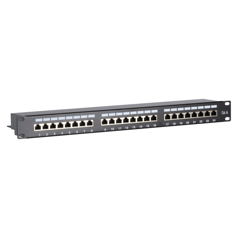 CAT6 FTP patch panel - 24 porte