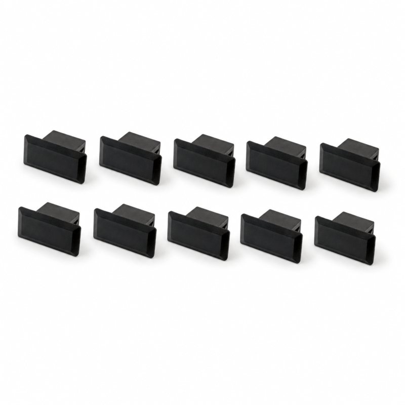 Afskærmningsdæksel til E2000/SC simplex /LC duplex patchpanel - 10 stk.
