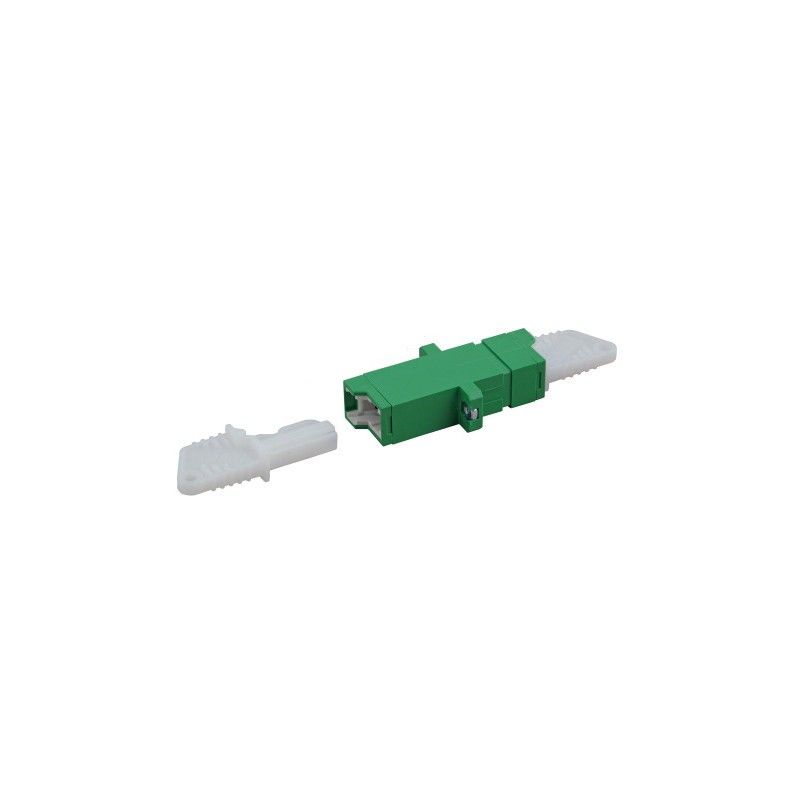 Single-mode kobling E2000-E2000 simplex grøn