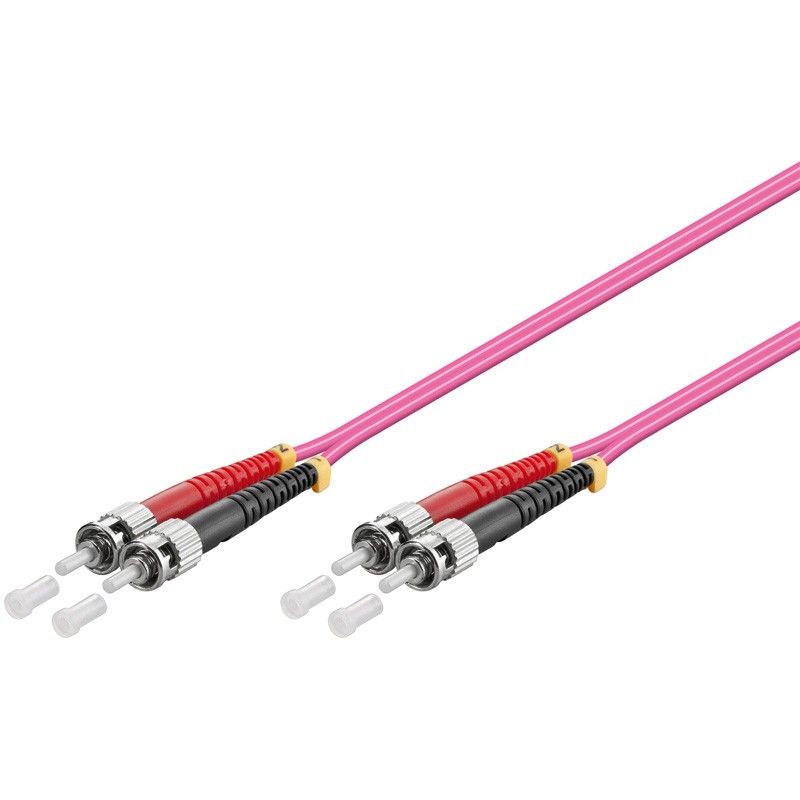 Fiberoptisk kabel ST-ST OM4 20m