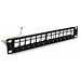 10 tommer STP patch panel til keystones - 12 porte