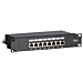 10 tommer CAT6 FTP patch panel - 8 porte