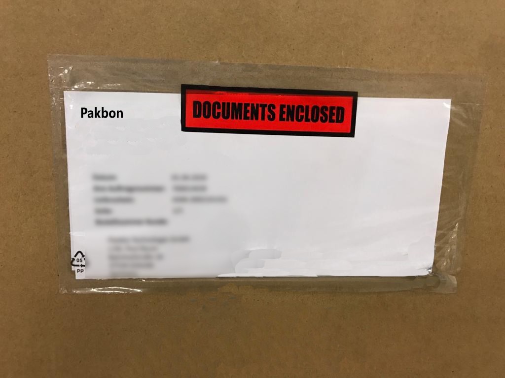 pakkeseddel til vægskab