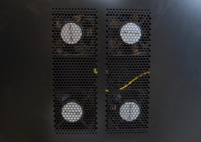 Ventilatorenhed set ovenfra