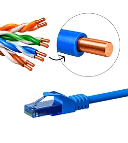 Cat6a patch kabler UTP - 100% kobber