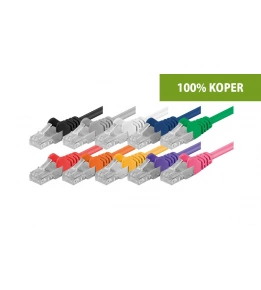 Cat5e patch kabler UTP - 100% kobber