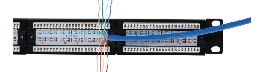 Tilslutning af et patchpanel